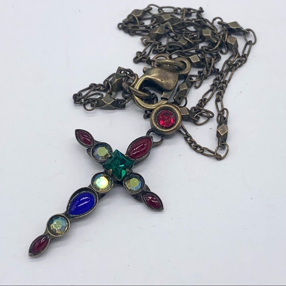 Sorrelli Crystal Cross Pendant Necklace